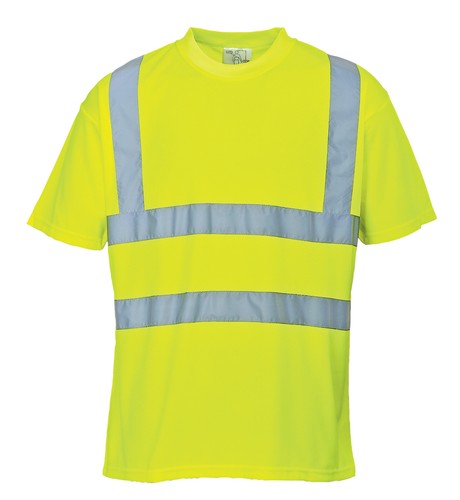 Warnschutz shirt gelb 5xl - warnschutz, t-shirt