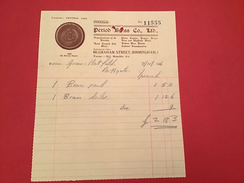 Period brass ltd 1936 - period, co
