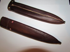 Matrosen Messerscheide mit Nadelfach etc. Messer Matrosen Scheide Solingen.