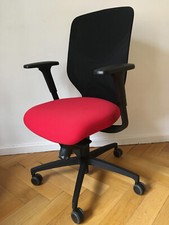 Büro-Drehstuhl Wilkhahn "IN" 0018407 Trimension rot-schwarz 