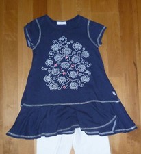 Toff Togs maritime Tunika T-Shirt Kleid Gr 104 ( 110 116 ) Herz