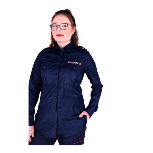 Dienstbluse langarm mit