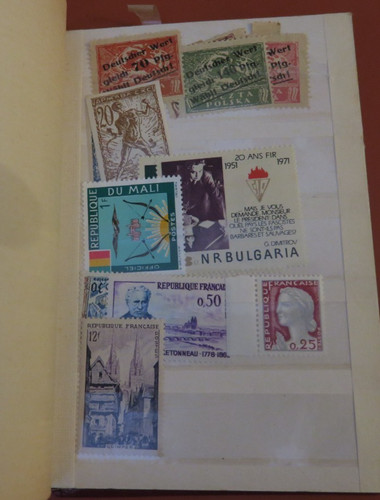 Briefmarkensammlung zwei alben - briefmarkensammlung,