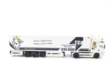 Herpa H0 LKW Scania Kühlkoffer-Sattelzug TSU Jens Bode mit dem richtigen Partner