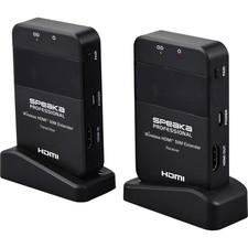 SpeaKa Professional SP-HDE-320 HDMI-Funkübertragung 50 m 5 GHz 1920 x 1080 Pixel