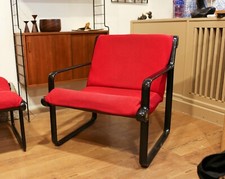 TRUE VINTAGE KNOLL INTERNATIONAL "SLING" SESSEL 70er Hannah & Morrison Lounge