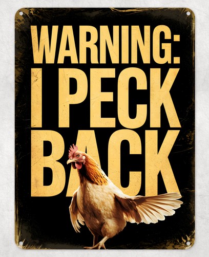 Warnung ich pecke - ich,