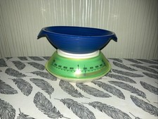 Tupperware Combi Plus Küchen Waage mit Schale zum Wiegen grün blau kg Ib