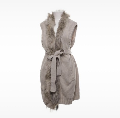 Damen weste fell strick - fell,