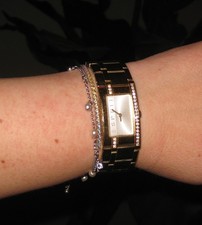 Esprit Uhr mit Zirkonia Gold