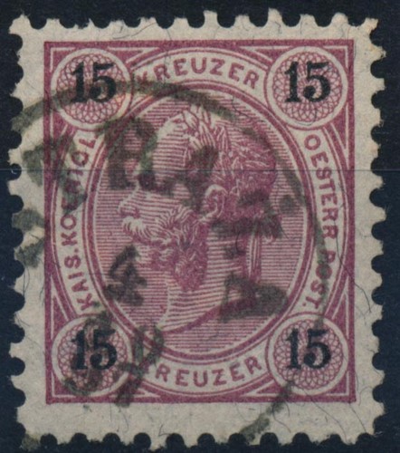 österreich 1890 15kr straza - 15kr,,