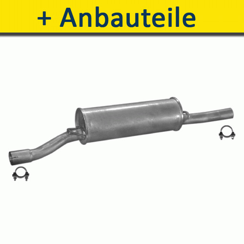 Mitteltopf auspuff für - mitteltopf, auspuff+