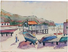 Original Wasserfarbe Gouache