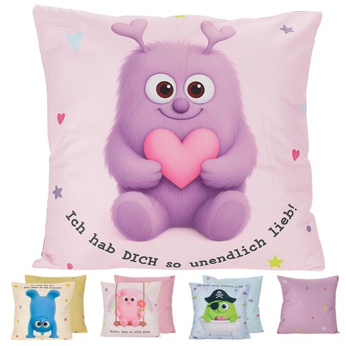 Kissen mutmacher monster - kissen,