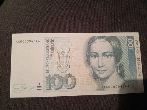 Deutsche mark 100 - mark,, 1989