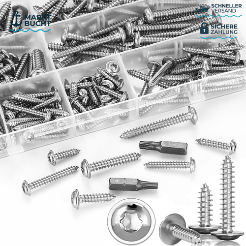Blechschrauben set 150 stk - stk, m4