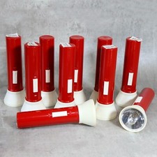 20 x alte Taschenlampe original DDR Narva Taschenleuchte 8230 rot weiß