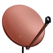 B-WARE 2092 PremiumX 100cm Satelliten Schüssel Ziegelrot Antenne SAT Spiegel 4K