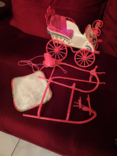 Alte Barbie Traumkutsche Kutsche mit Zubehör Mattel 90er Vintage