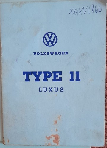 Käfer typ 11 - vw, luxus