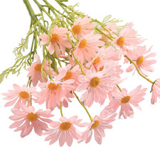 10 Künstliche Blumen Rosa Hochzeit Herbst Deko Kunstblumen Set