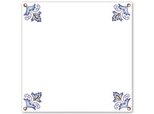 Spanische Fliese, klassische Wandfliese "Ibiza", 20x20 cm, zu Serie Ibiza