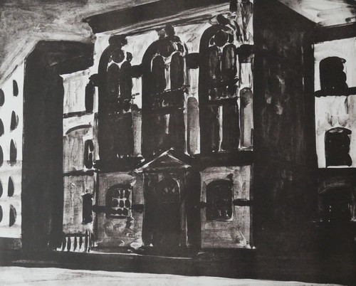Tusche lithographie von - tusche-lithographie,