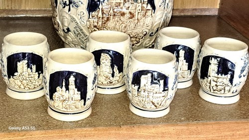 Set bowle steingut - set,