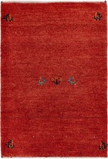 Perser Gabbeh Teppich Rot