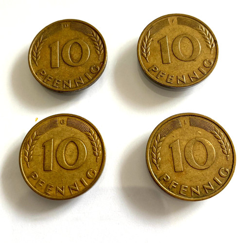 Pfennig 1950 d f - 4,