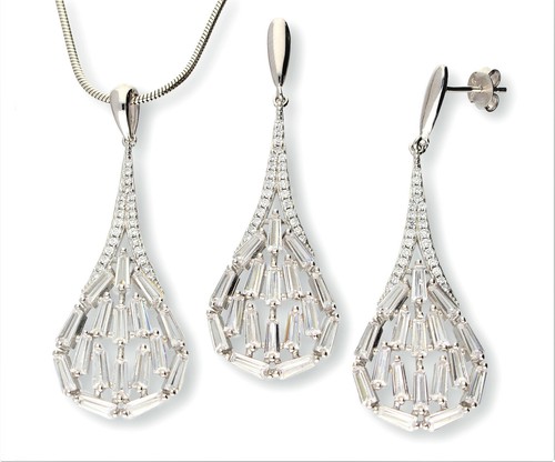 Echtes 925 silber schmuckset - 925,