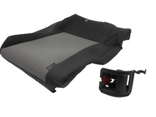 (645) Orig. VW POLO Rückenlehnenbezug Stoff + Halterung 6R0885805Q WMV *NEU*