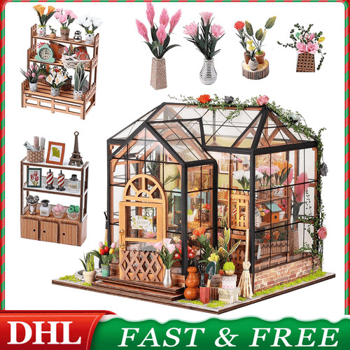 Puzzle holz miniatur - holz, haus