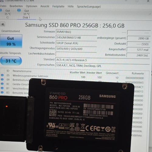 Samsung 860 pro 256gb - samsung,