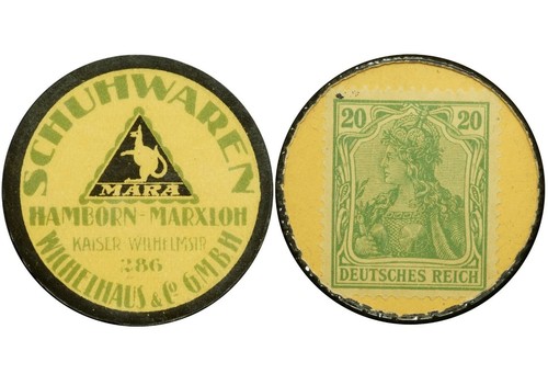 Briefmarkenkapselgeld 20 - briefmarkenkapselgeld:,