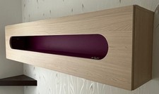 Regal von Rudolf / Max I / Jugendzimmer / gebr. / Ahorn Sand mit Purpur