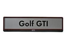 2x VW GTI Kennzeichenhalter