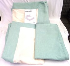 IKEA Dunvic Wechsel Bezug 140 x 200 cm Helltürkis für Boxspringbett