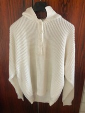 MISS ASTOR Pullover - Gr. L  weiß Strickpullover weiter Schnitt