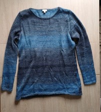Hessnatur, Mohair, Seide, Farbverlauf Strickpullover, Langer Pullover