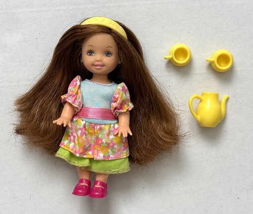 Barbie tea party play - barbie, time