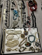 Modeschmuck Schmuck Konvolut Retro Vintage Deko Sammeln Nachlass