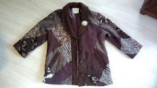 Patchwork-Jacke, Gr. L, inkl. Versand, TOP ZUSTAND