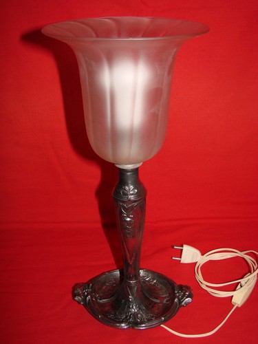 Antike stehlampe art deco - art,
