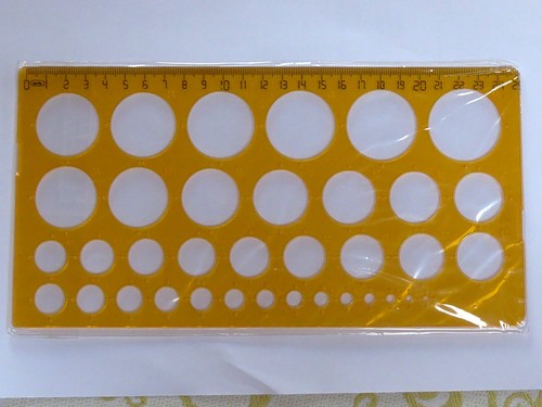 Zeichenschablone mit