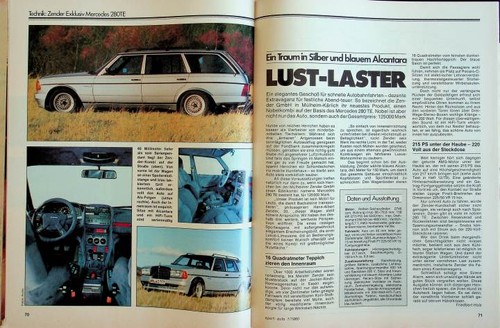 Sport auto 1980 mercedes - sport,