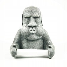 MOAI OSTERN INSEL TOILETTENPAPIERHALTER KOPF FIGUR GESCHENK