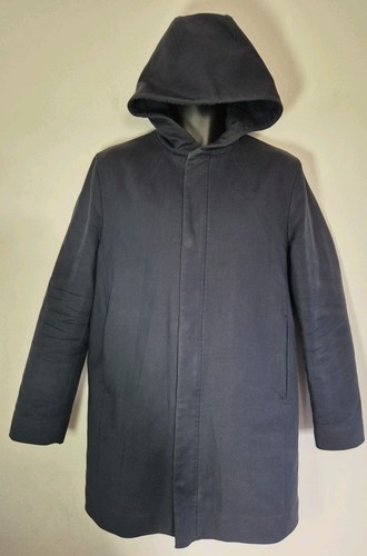 Cos parka jacke blau baumwolle - parka,