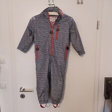 Ducksday Regenanzug Gr. 98/104 Blau Gestreift Neuwertig