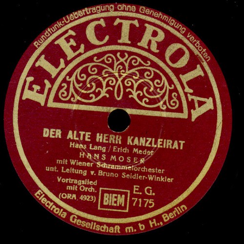 Hans moser der alter herr - hans,